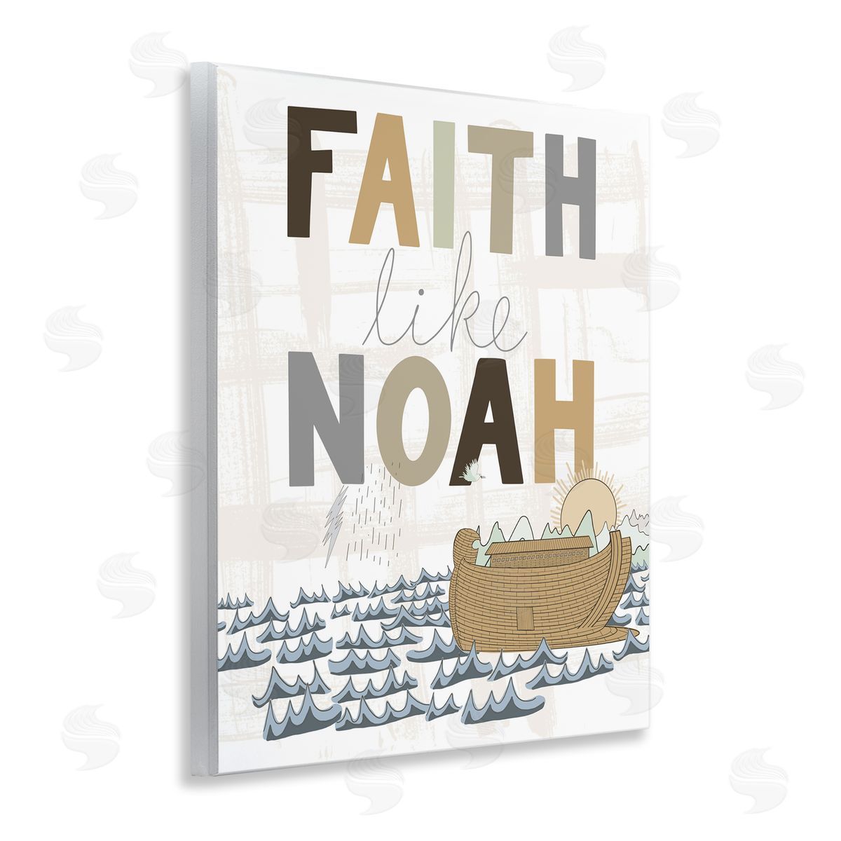 Noah's Ark Proverb Wood Plaque Wall Art, Home Decor by Tara Moss