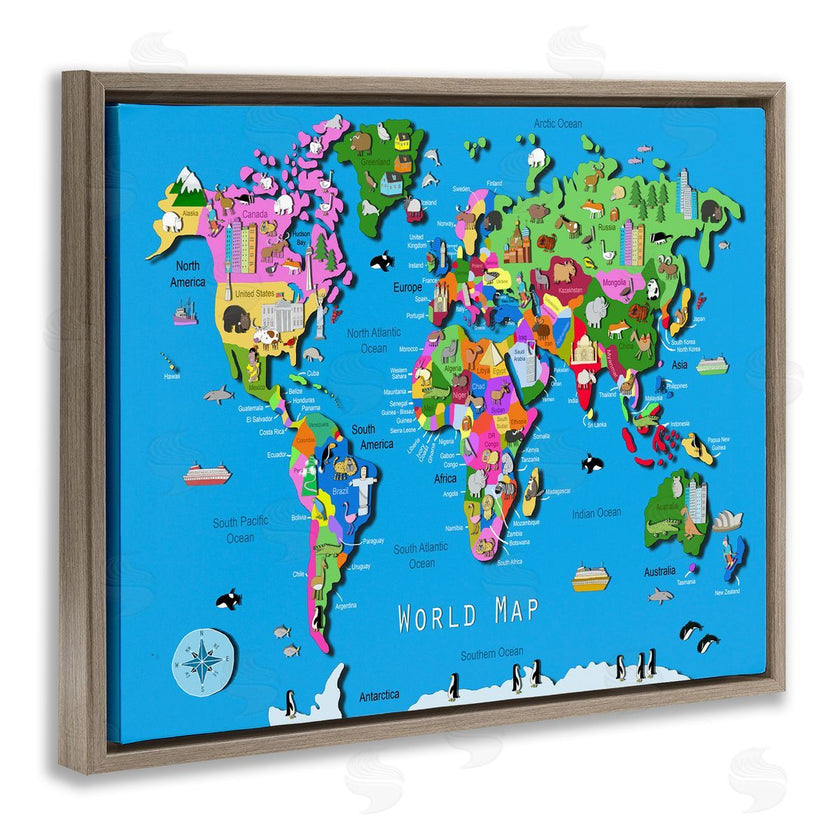 Carla Daly | Educational World Map