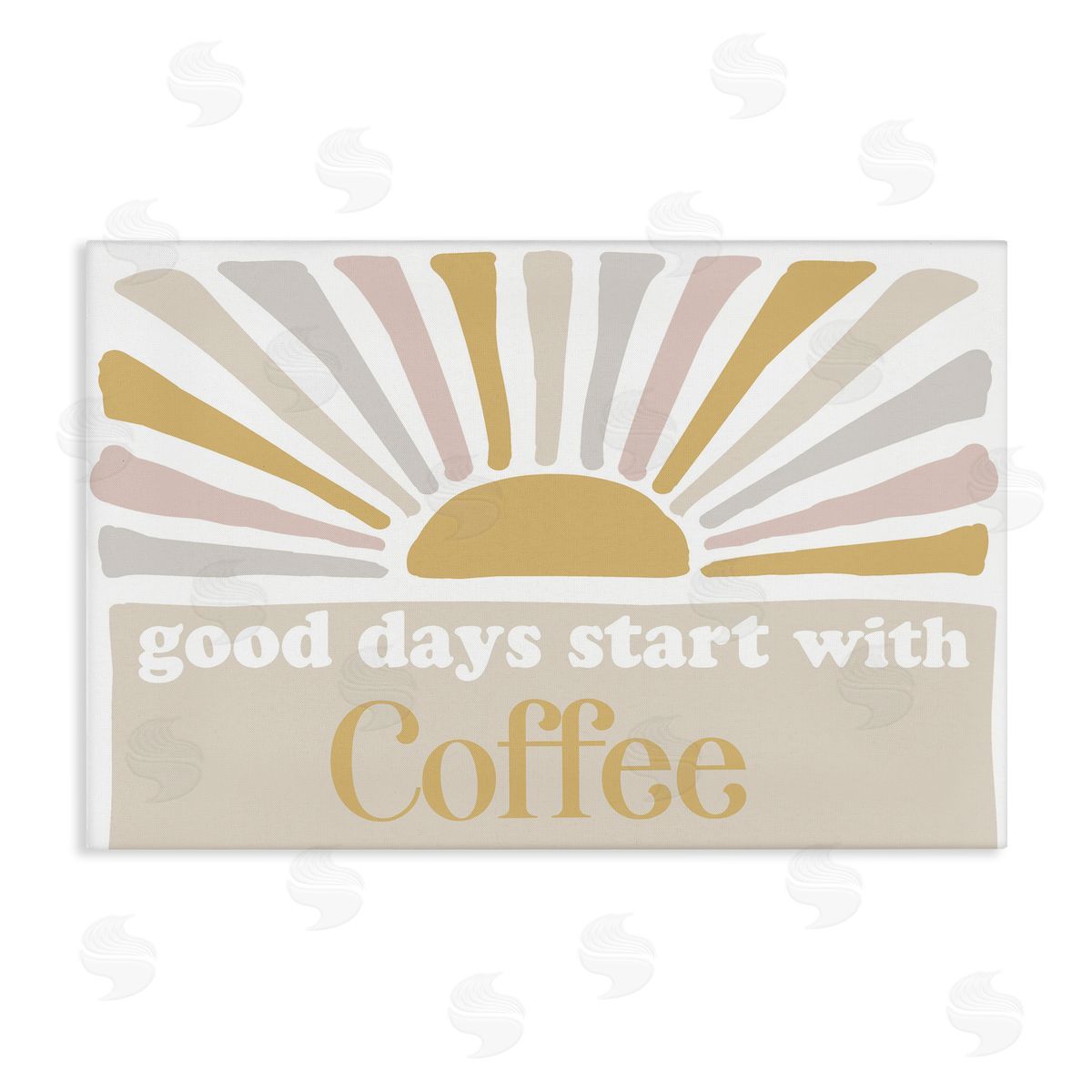 Good Days Coffee Canvas Wall Art, Home Decor by Elizabeth Medley
