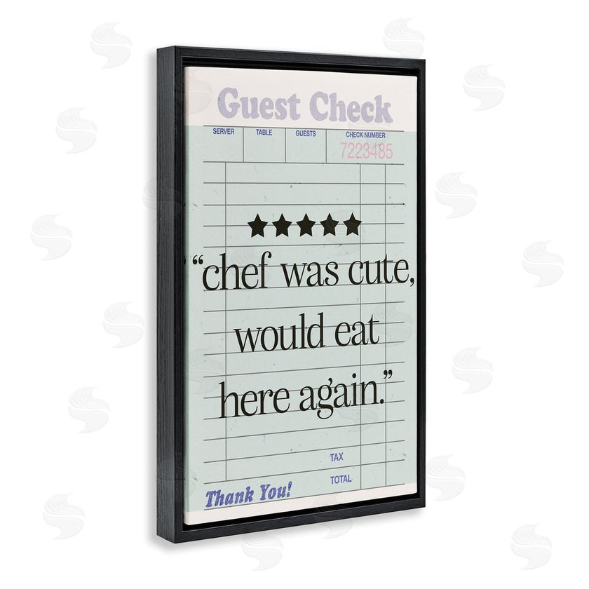 Sd Graphics Studio | Cute Chef Guest Check