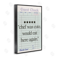Sd Graphics Studio | Cute Chef Guest Check