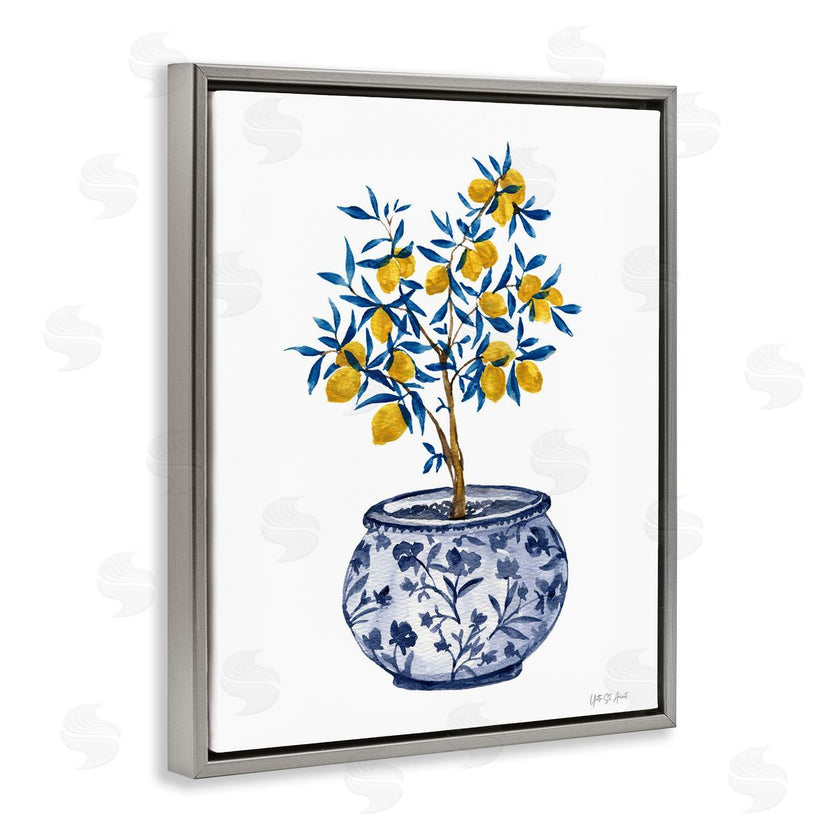 Yvette St. Amant | Lemon Tree in Chinoiserie