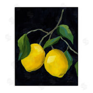 Pamela Munger | Two Lemons on Black