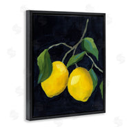 Pamela Munger | Two Lemons on Black