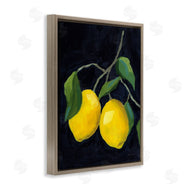 Pamela Munger | Two Lemons on Black