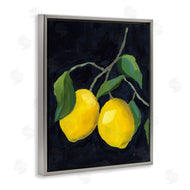 Pamela Munger | Two Lemons on Black