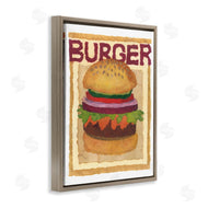 Nancy Overton | Watercolor Style Burger