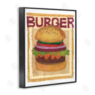 Nancy Overton | Watercolor Style Burger