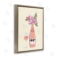 Chen Alyesh | Floral Champagne and Glass