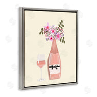 Chen Alyesh | Floral Champagne and Glass