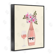 Chen Alyesh | Floral Champagne and Glass