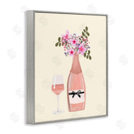 Chen Alyesh | Floral Champagne and Glass