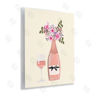 Chen Alyesh | Floral Champagne and Glass