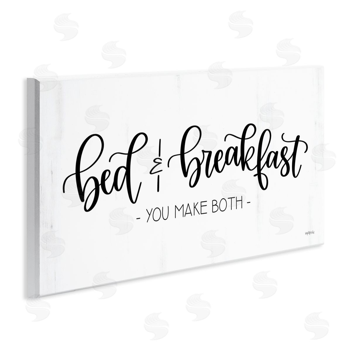 Bed and Breakfast Make Both Wood Plaque Wall Art, Home Decor by Imperfect Dust