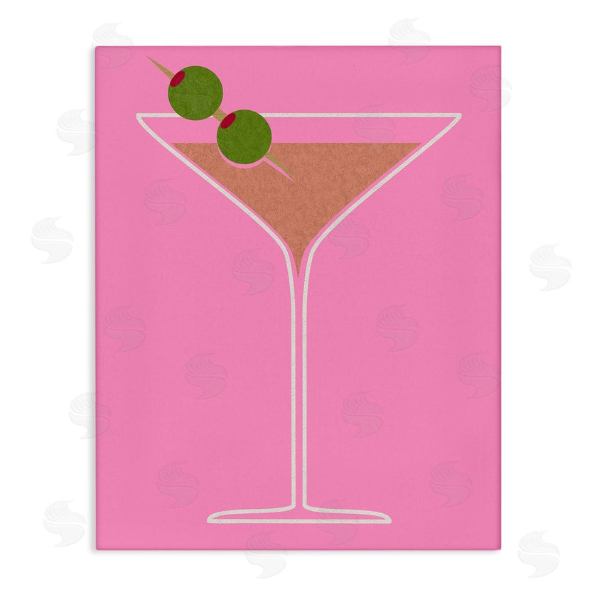 Stupell Studio | Dirty Martini on Pink
