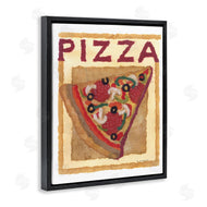Nancy Overton | Watercolor Style Pizza