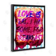 Stupell Studio | Love Is Real Breakfast