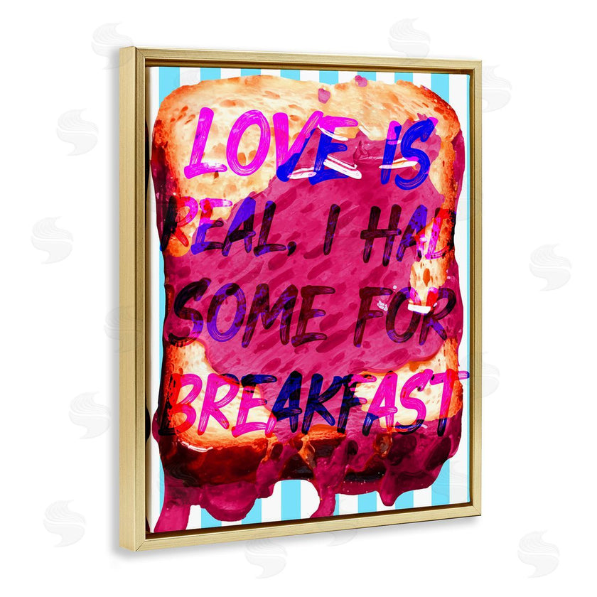 Stupell Studio | Love Is Real Breakfast