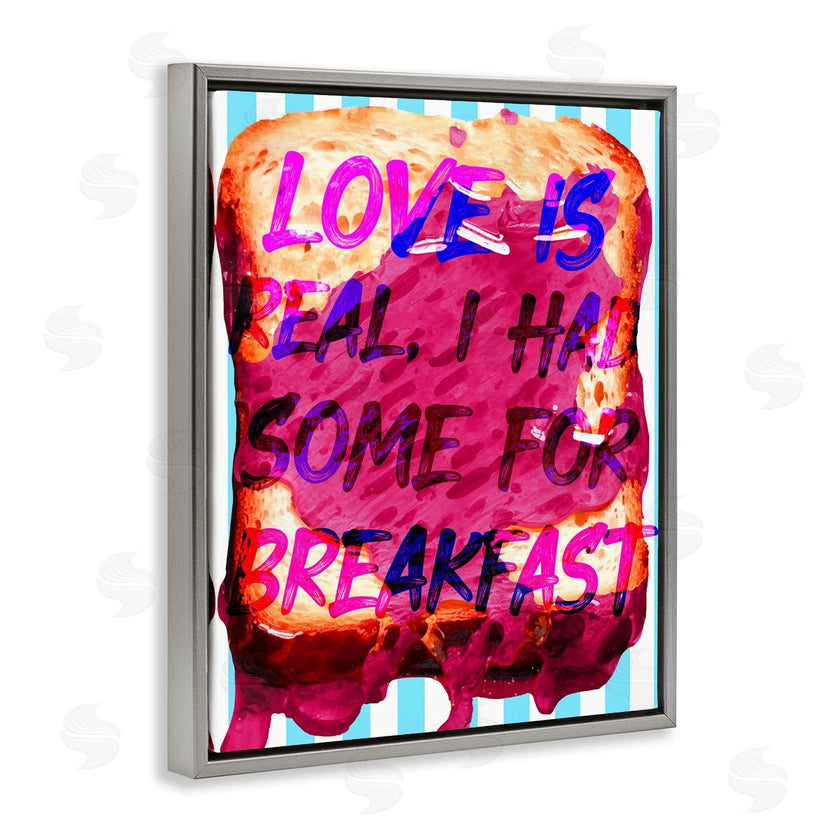Stupell Studio | Love Is Real Breakfast