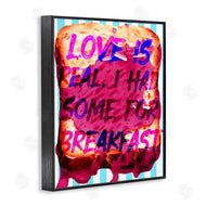 Stupell Studio | Love Is Real Breakfast