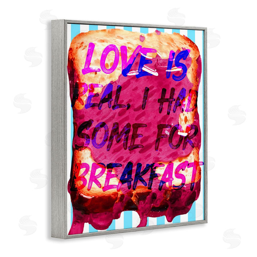 Stupell Studio | Love Is Real Breakfast