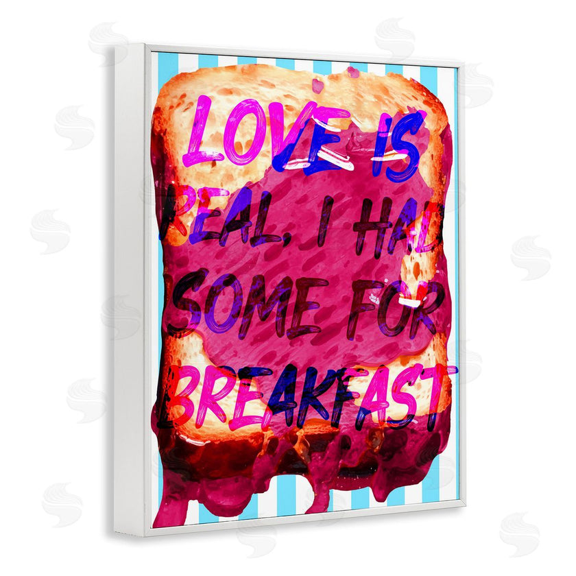 Stupell Studio | Love Is Real Breakfast