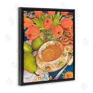 Mardell Schuster | Tea with Orange Tulips