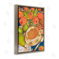 Mardell Schuster | Tea with Orange Tulips