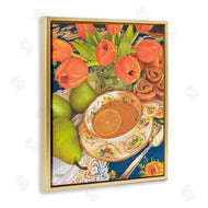 Mardell Schuster | Tea with Orange Tulips