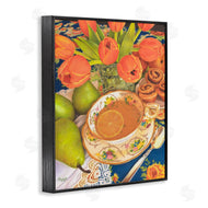 Mardell Schuster | Tea with Orange Tulips