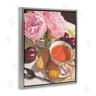 Mardell Schuster | Tea with Peonies and Plums
