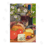 Mardell Schuster | Wine and Cheese Plate