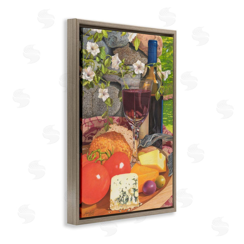 Mardell Schuster | Wine and Cheese Plate