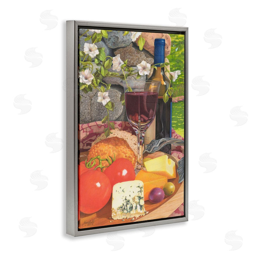 Mardell Schuster | Wine and Cheese Plate