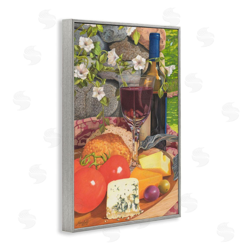 Mardell Schuster | Wine and Cheese Plate