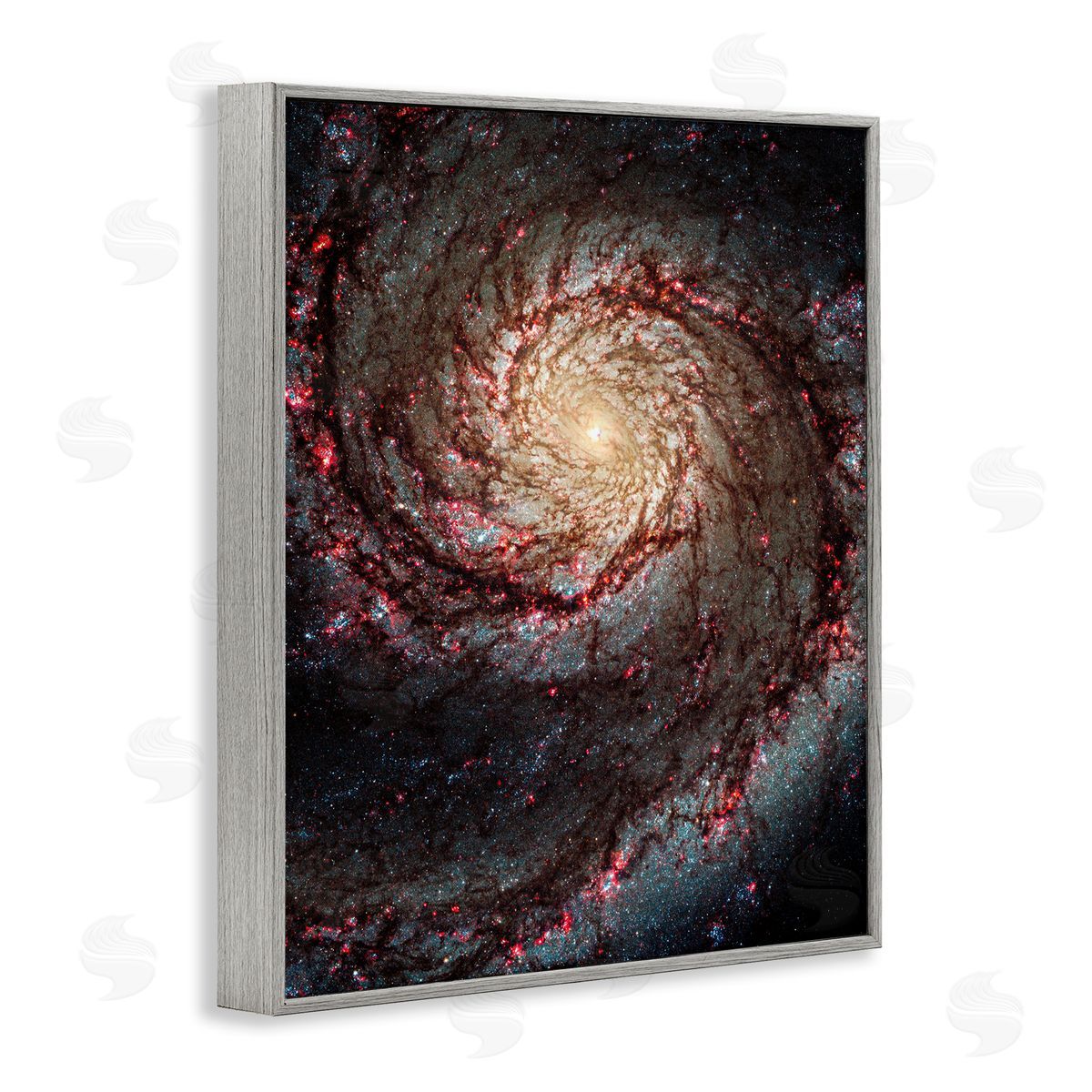 Great Beyond Nebula Grey Frame Print Wall Art, Home Decor by Wild Apple Portfolio