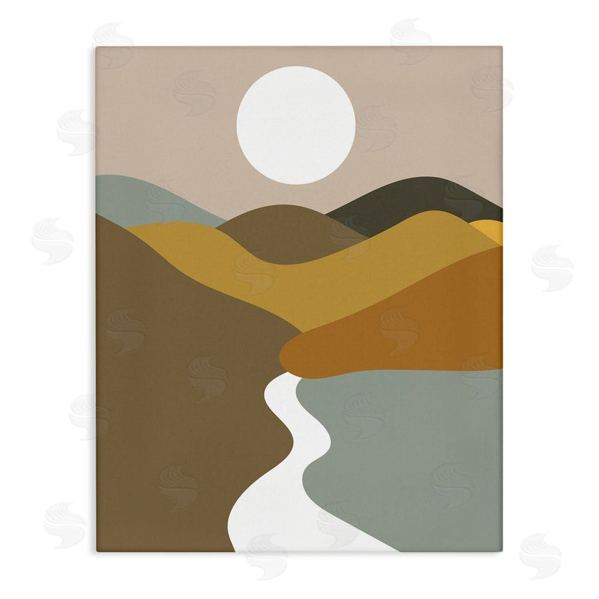Stupell Studio | River Towards Mountains
