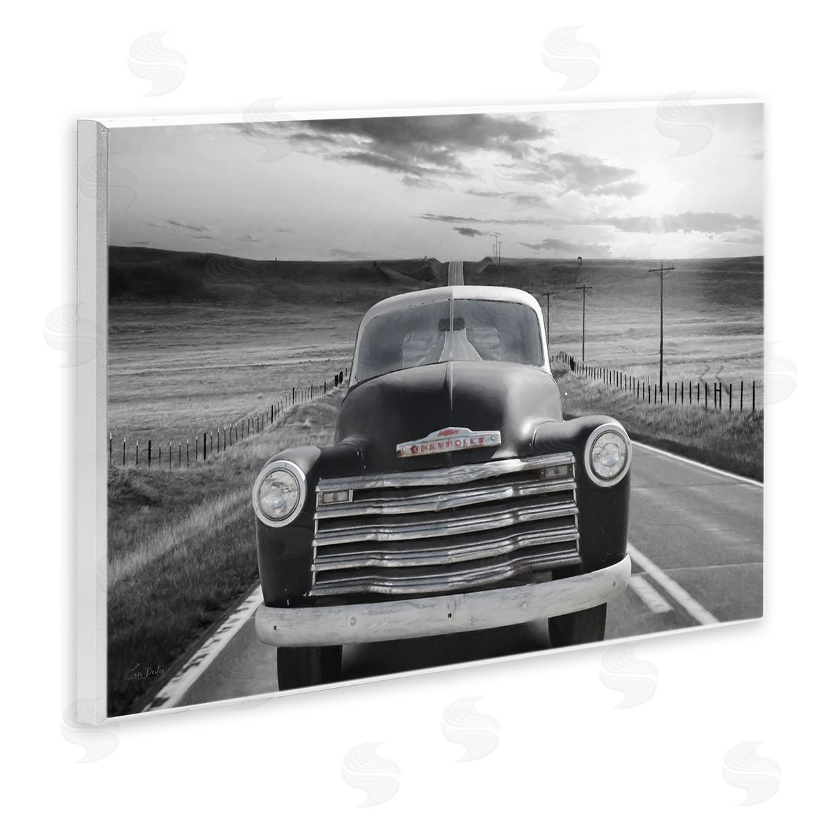 Vintage Car Photography Wood Plaque Wall Art, Home Decor by Lori Deiter