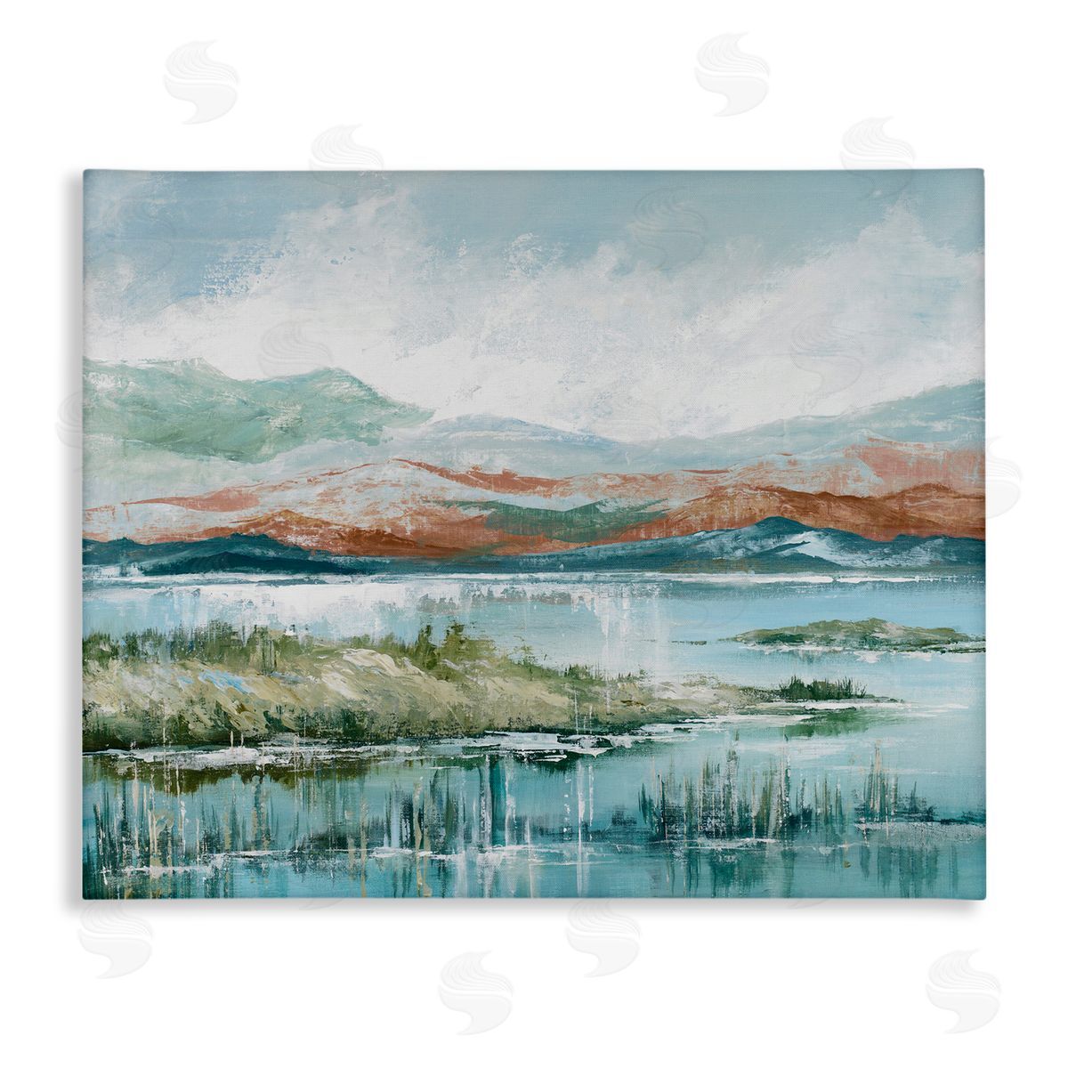 Western Rustic Landscape Canvas Wall Art, Home Decor by Max Maxx