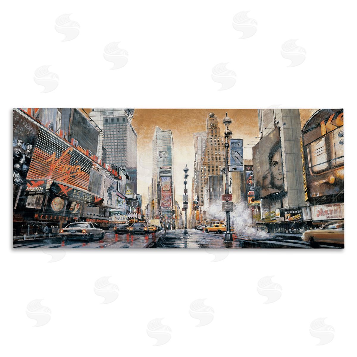 New York Cityscape Canvas Wall Art, Home Decor by Matthew Daniels