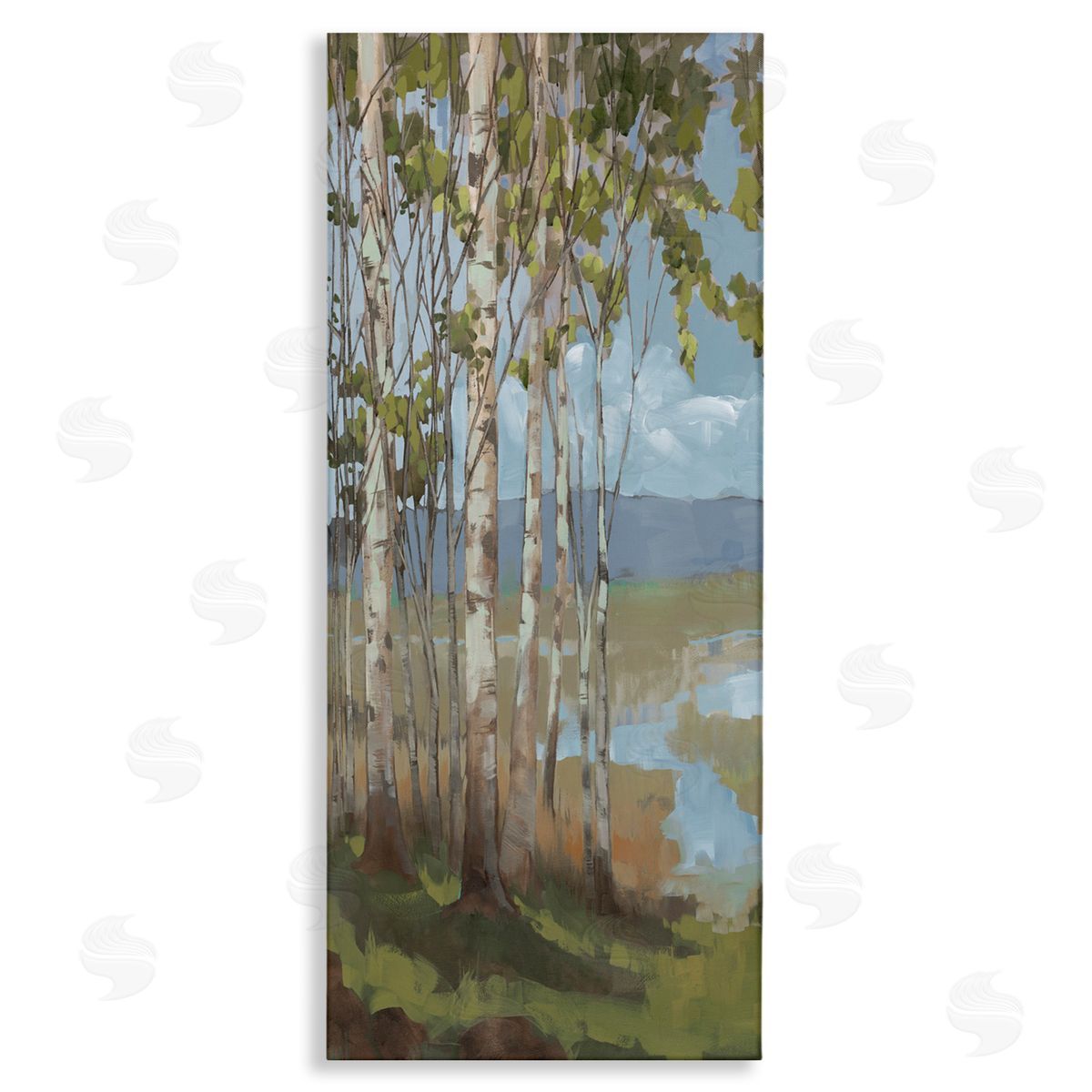 Rustic Birch Grove Canvas Wall Art, Home Decor by Trevor Copenhaver