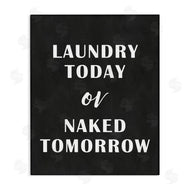 Lettered and Lined | Laundry Today Chalkboard