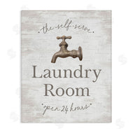 Lettered and Lined | Distressed Laundry Room