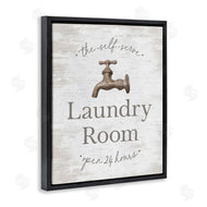 Lettered and Lined | Distressed Laundry Room