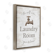 Lettered and Lined | Distressed Laundry Room