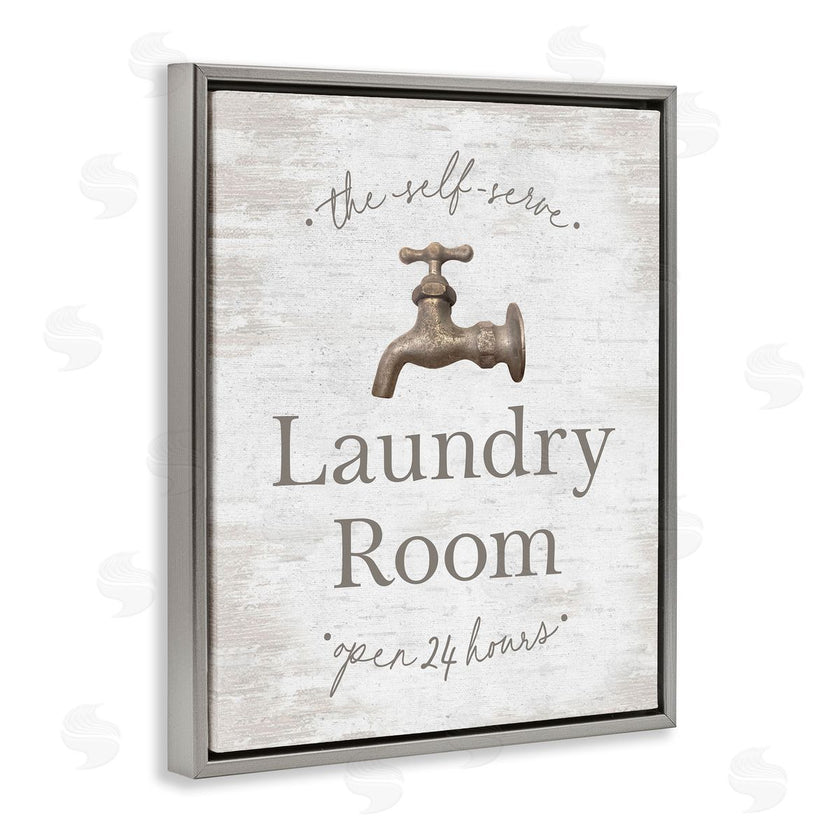 Lettered and Lined | Distressed Laundry Room