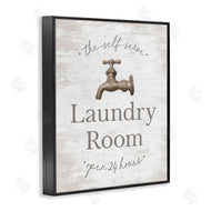 Lettered and Lined | Distressed Laundry Room