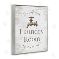 Lettered and Lined | Distressed Laundry Room