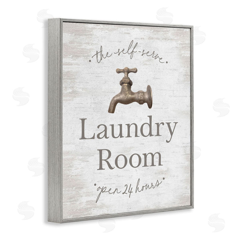 Lettered and Lined | Distressed Laundry Room