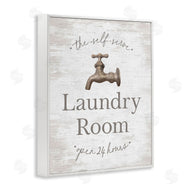 Lettered and Lined | Distressed Laundry Room